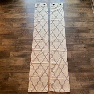 Moroccan curtain panels